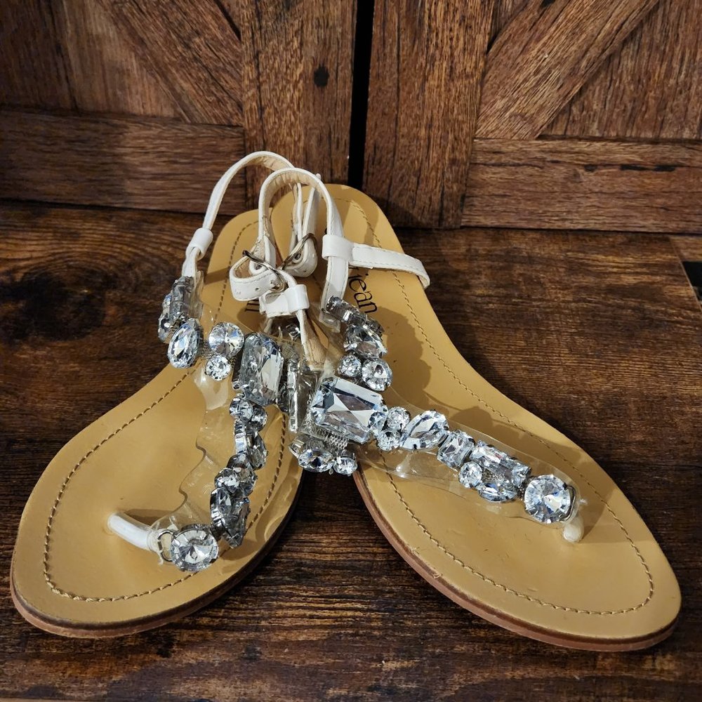CATHY JEAN- Crystal Sandals